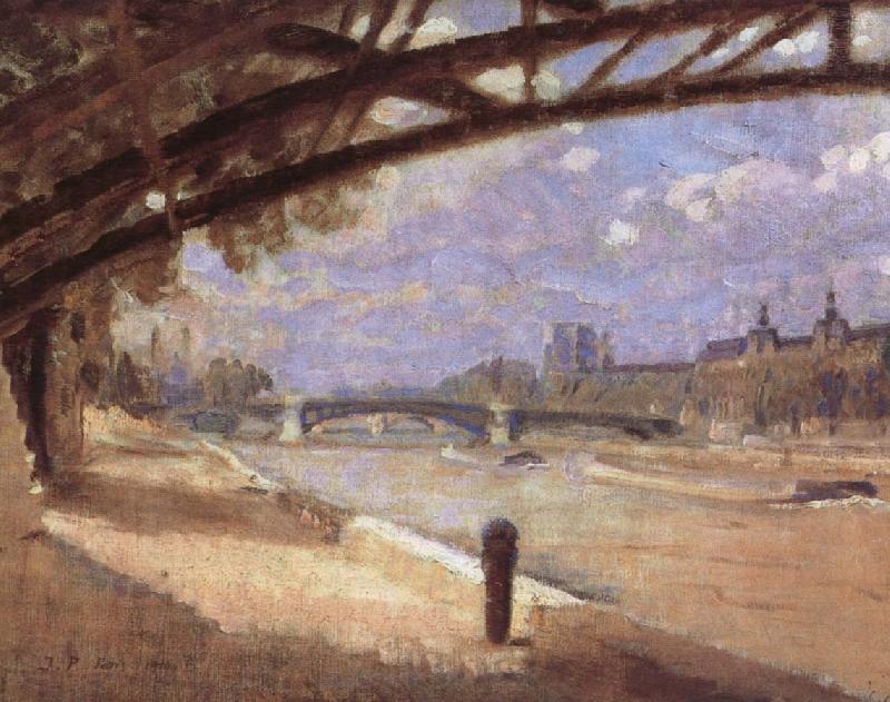 Julius Paulsen Under the Pont des Arts